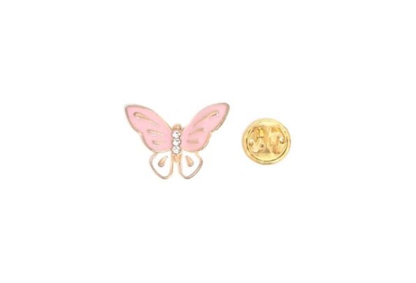 Enamel Butterfly Lapel Pin