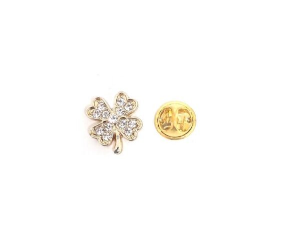 Four Leaf Clover Lapel Pin