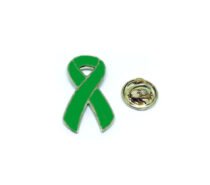 Green Ribbon Environmental Awareness Pin