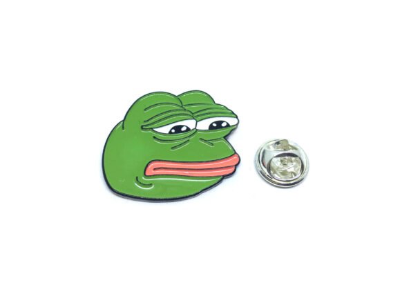 Sad Cartoon Frog Pin